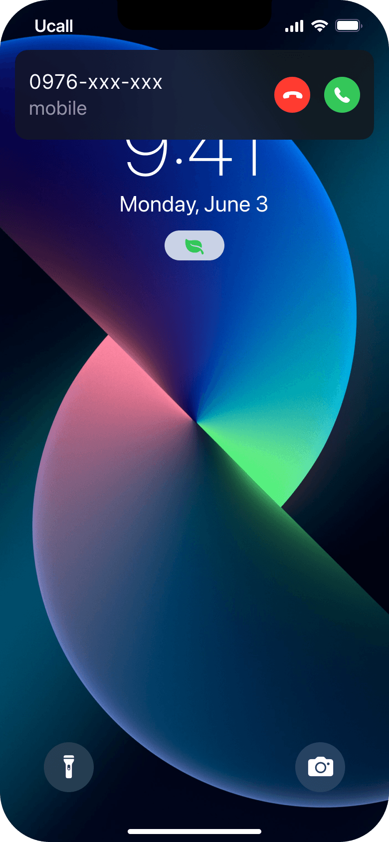 Phone Mockup Incoming Call